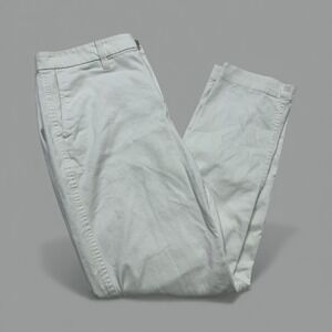 J.Crew High-Rise Girlfriend Chino Pants White Women's Size 2 Casual